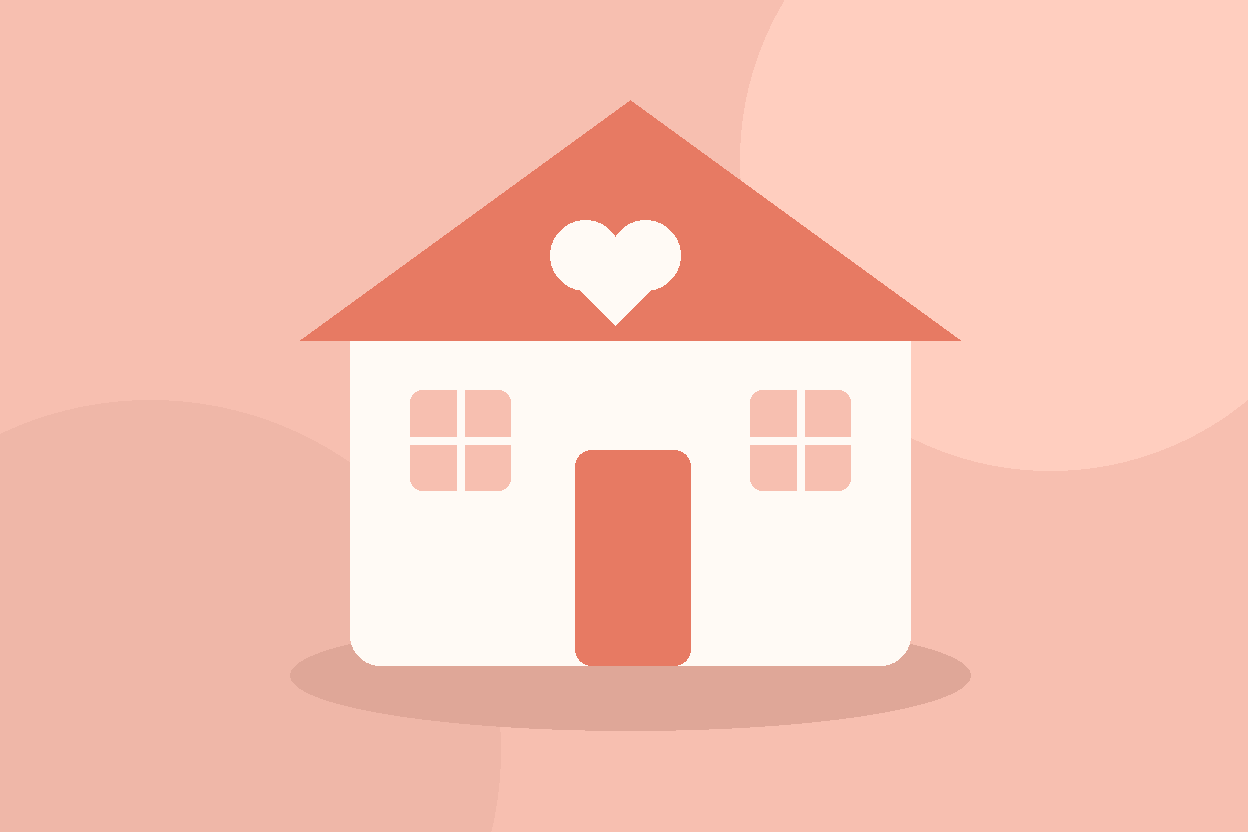 Original illustration for care-sector editorial, welcoming home