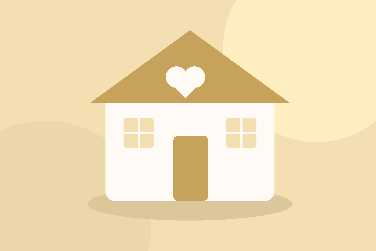 Original illustration for care-sector editorial, welcoming home